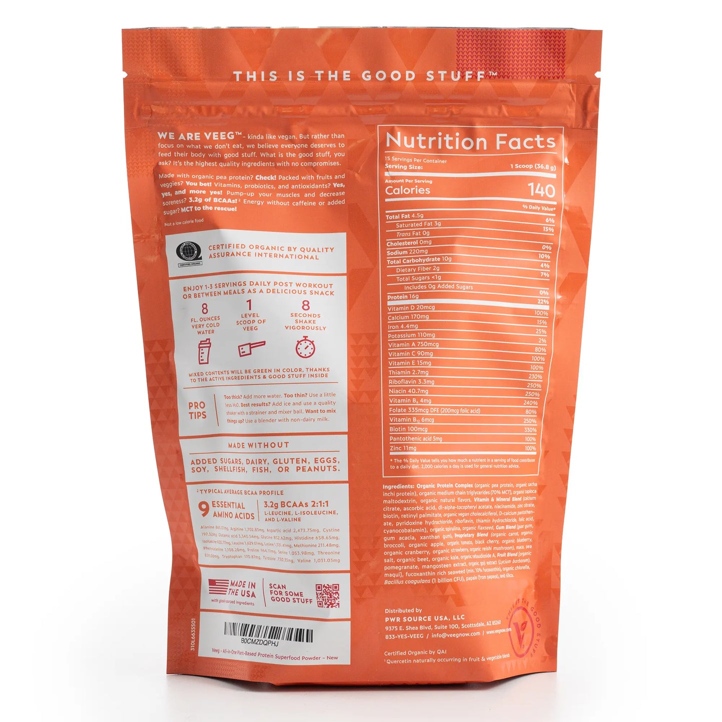 VANILLA ALL-IN-ONE SUPERFOOD POWDER 3 BAG BUNDLE